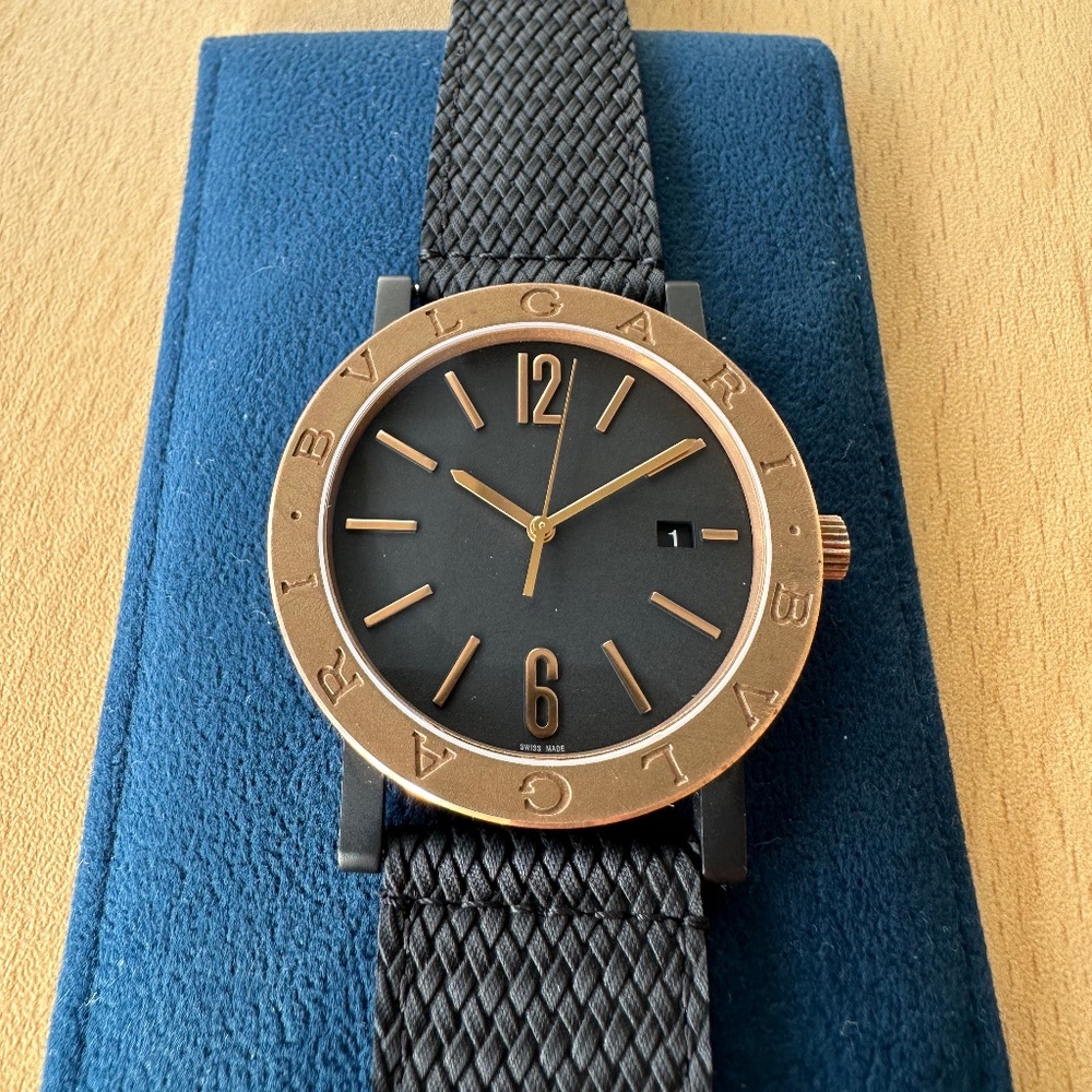 BVLGARI 41mm Solotempo Automatic Men's Watch